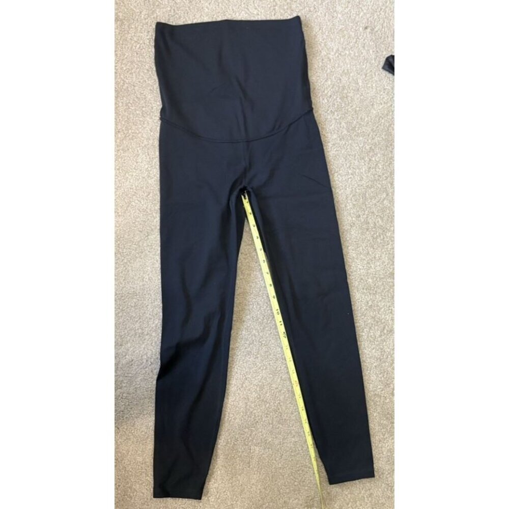 CRZ Yoga Pants Leggings Black High waisted Size 4 24" Inseam 15" High waist